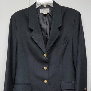 Via Condotti Florida Black Blazer Women's Size 14